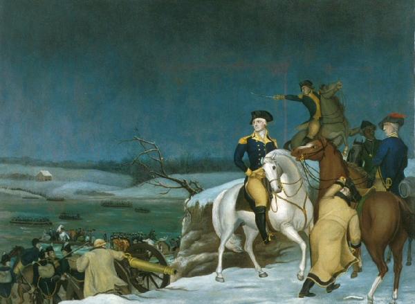 Edward Hicks Washington at the Delaware oil painting image